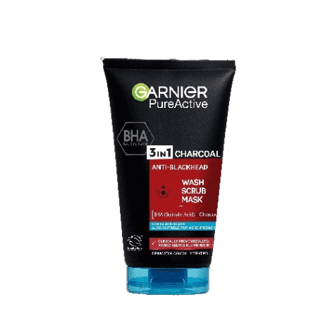 3in1 Charcoal Wash Scrub